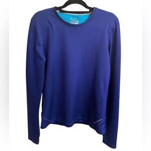 Women’s Under Armour Purple Blue Athletic Long Sleeve Shirt Size - XLG